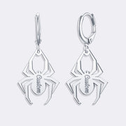 Spider Dangle Earrings, Custom Name Bohemian Hoop Earrings