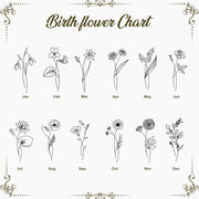 Custom Birthflower Earrings, Durable Stylish Drop Earrings For Women