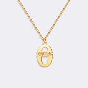 Custom City Name Necklace, Personalized  Adjustable Chain Pendant Necklace