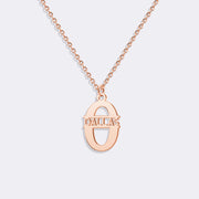 Custom City Name Necklace, Personalized  Adjustable Chain Pendant Necklace