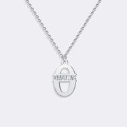 Custom City Name Necklace, Personalized  Adjustable Chain Pendant Necklace