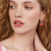 Dangle Number Earrings, Custom Number Earrings For Women