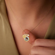 Custom Heart & Quote Photo Pendant Necklace, Personalized Gift