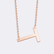Letter Pendant Necklace, Personalized Letter Necklace