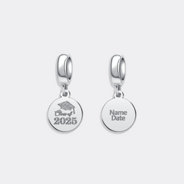 Custom Graduation Year Charm Pendant for Bracelet, Personalized Gift