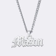 Buy Mason Necklace, Aesthetic Masonic Necklace