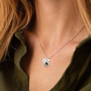 Custom Heart & Quote Photo Pendant Necklace, Personalized Gift