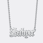Custom Gothic Name Necklace - Stylish Name Pendant Jewelry