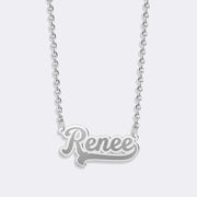 Custom Cursive Name Necklace - Gold Plated Personalized Jewelry