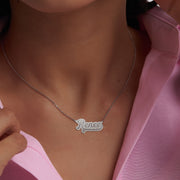 Custom Cursive Name Necklace - Gold Plated Personalized Jewelry