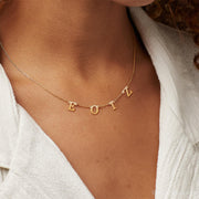 Custom Letter Necklace, Buy Letter Charm Necklace
