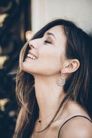 Personalized Basketball Earrings - Customizable Sports Charm Design for Women Men