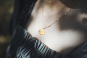 Personalized Rose Flower Pendant Photo Picture Necklaces,Customized Gifts Photo Necklace