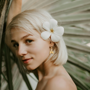 Custom Monogram Letter Earrings - Elegant Initial Drop for Her