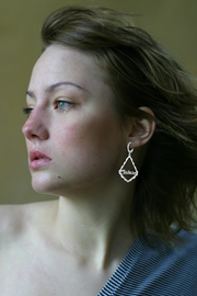 Elegantly Scripted Custom Name Earrings-Personalized Script Design for Her