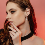 Spider Dangle Earrings, Custom Name Bohemian Hoop Earrings