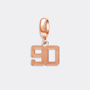 Custom Sports Number Charm Pendant for Bracelet
