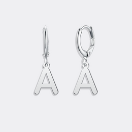 Letter Initial Alphabet Custom Earrings ,Personalized Letter Jewelry Earrings
