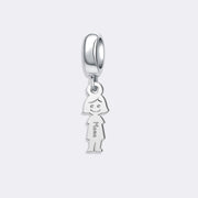 Custom Rose Gold Mama Doll Charm Pendant for Bracelet