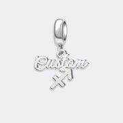 Custom Zodiac Sign Name Charm Pendant for Bracelets