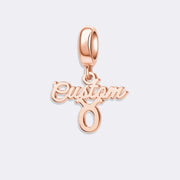 Custom Zodiac Sign Name Charm Pendant for Bracelets