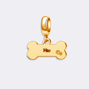 Custom Dog Bone Pet Pendant Charm for Bracelets
