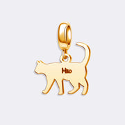 Custom Cute Cat Pet Pendant Charm for Bracelets,Custom Gift