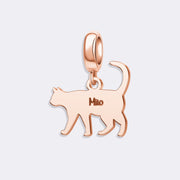 Custom Cute Cat Pet Pendant Charm for Bracelets,Custom Gift