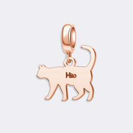 Custom Cute Cat Pet Pendant Charm for Bracelets,Custom Gift
