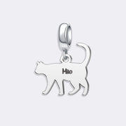 Custom Cute Cat Pet Pendant Charm for Bracelets,Custom Gift